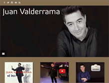 Tablet Screenshot of juanvalderrama.com
